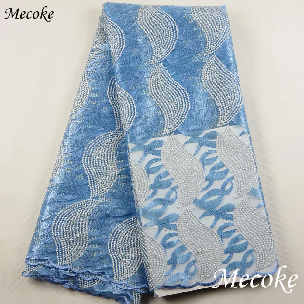 2017 нигерийская кружевная ткань Персиковое Африканское Тюлевое кружево для