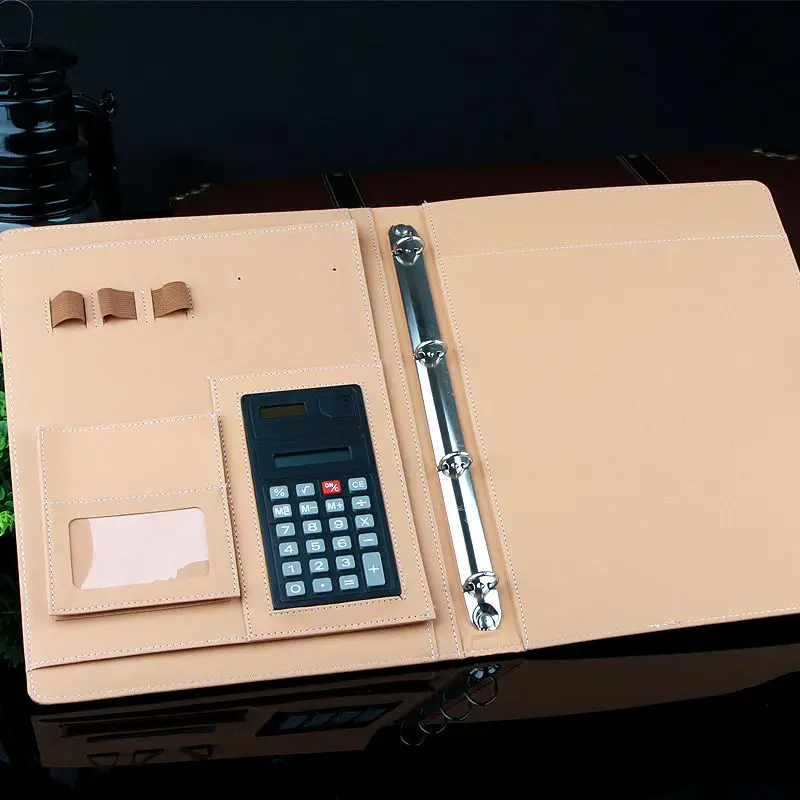 Папка А4 из искусственной кожи на молнии для офиса делового руководителя