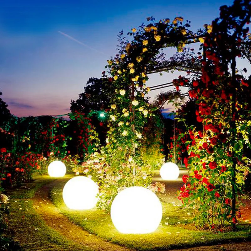 СВЕТОДИОДНЫЙ Шар светильник D40 см с дистанционным управлением 16 цветов IP68