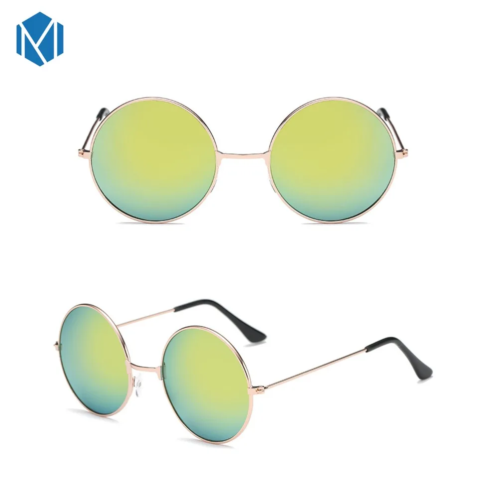 Винтажные Круглые Женские солнечные очки MISM уникальные классические