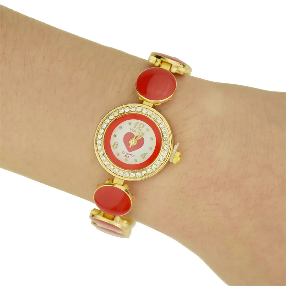 Женские часы роскошные изысканные круглые полностью бриллиантовые Аналоговые