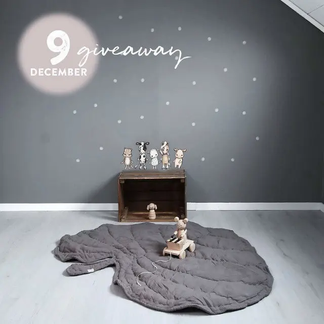 Форма листа детские игровые коврики коврик для малышей Дети Ползания одеяло 95 см