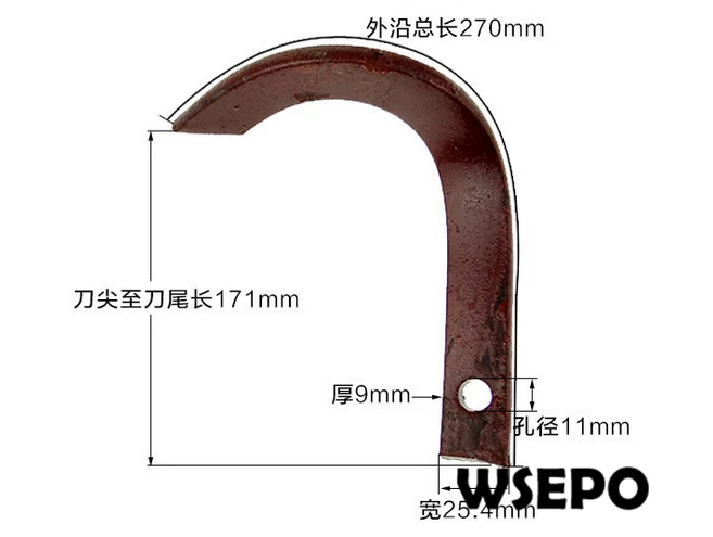 Качество OEM! Набор лопастей с защитой от запутывания (4 шт.) для газового двигателя