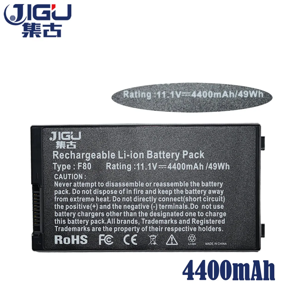 JIGU Laptop Battery For Asus F8 F80 F80H F80A F80Q F80L F81 F83 F50 N80 N81 X61 X61W X61S X61GX X61SL X61Z X80 X82 X83 X85 X85C |