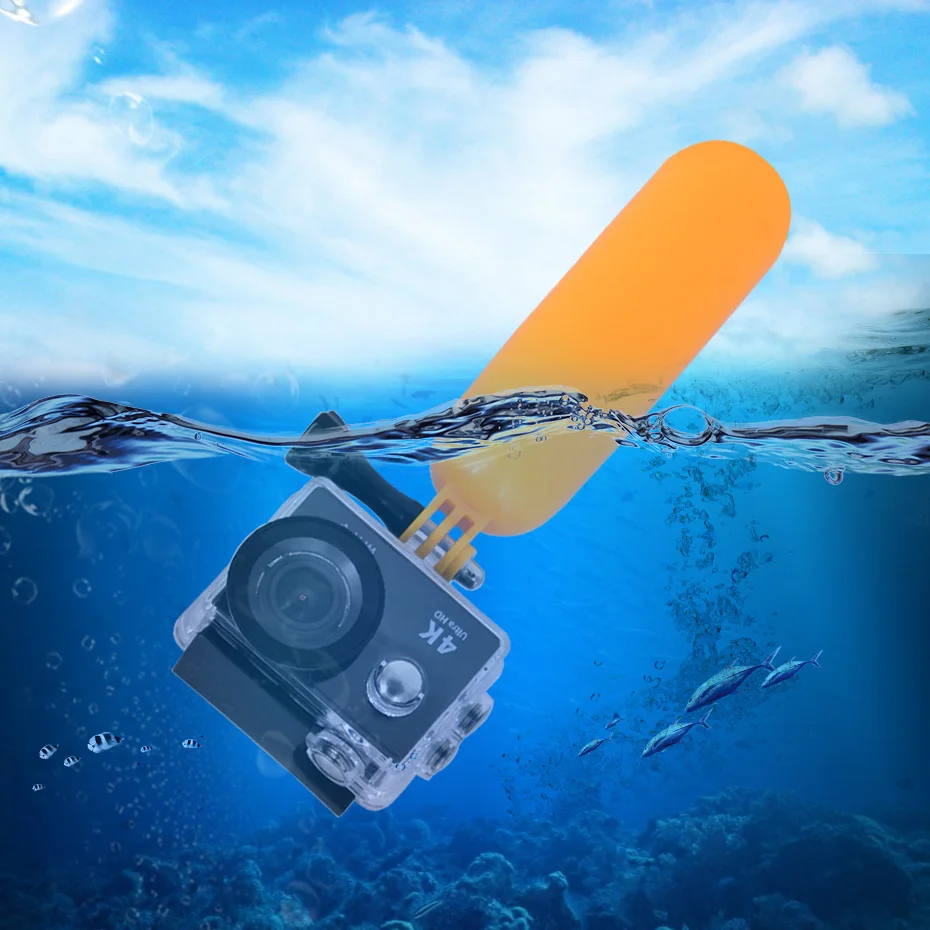 Поплавок ручной штатив с зажимом рукоятка поплавок палка монопод для Gopro Hero 6/5/3 +
