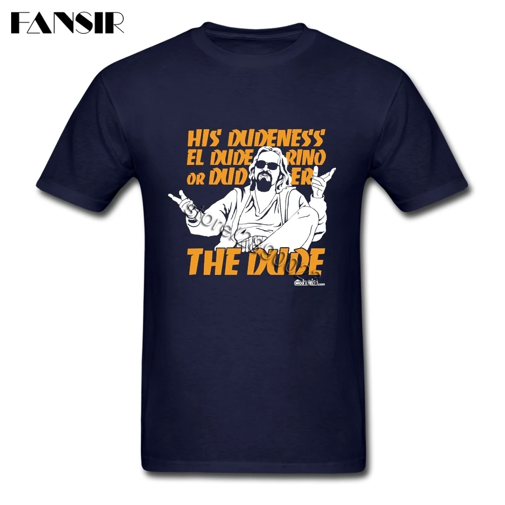 Размера плюс БОЛЬШОЙ ЛЕБОВСКИ футболка модные футболки для мужчин мужской