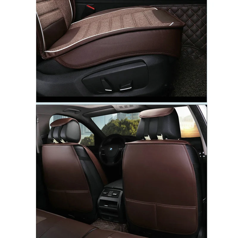 Универсальный кожаный чехол для сиденья автомобиля kia ceed 2017 cerato k3 sportage 3 rio 4 soul sorento