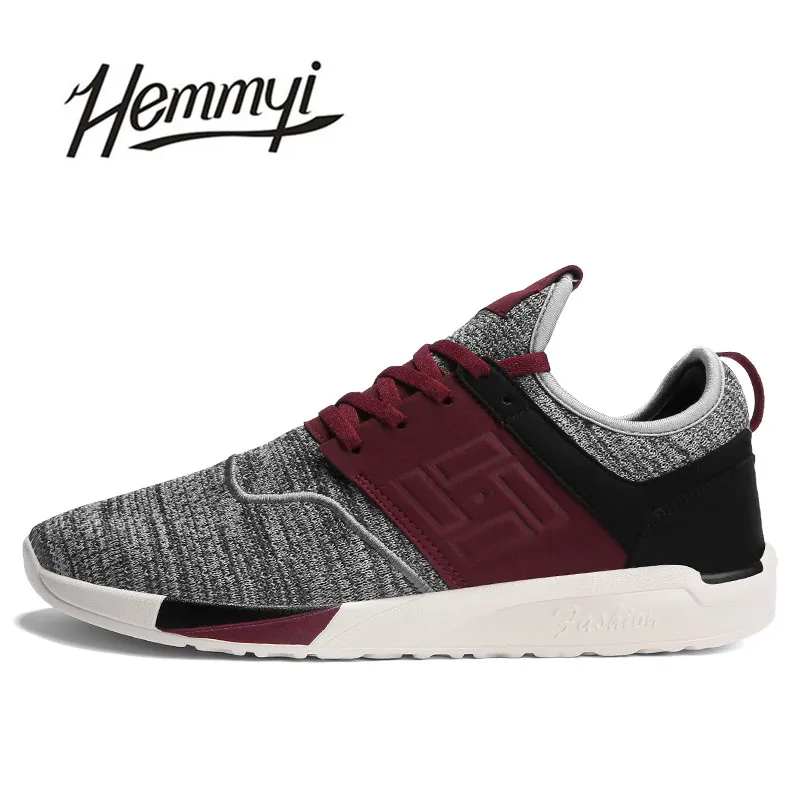 hemmyi new Spring Summer Men Sneakers Shoes Breathable Wear-resistant Casual Light mesh masculino adulto | - Фото №1