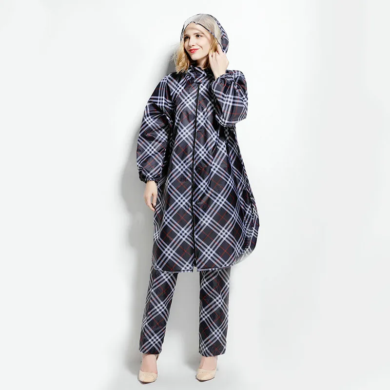 

One Set Women Tour Raincoat Ladies Hooded Rain Coat Long Female Womens Jacket Coat for Women Raining Jackets for Adults 3DYY046