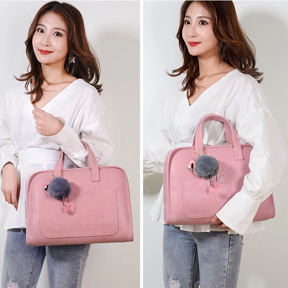 Fashion PU waterproof laptop bag women Laptop briefcase Case Bag for Notebook Handbag shoulde rbag 12 13.3&quot 14 15.4&quot 15.6 inch |