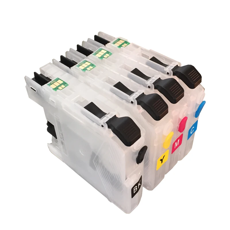 

4 pcs Empty ink cartridges recycling short type LC105 LC109 for brother MFC-J6520DW J6720DW J6920DW printer with ARC chips