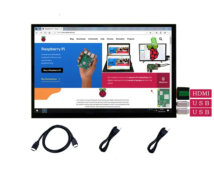 Новый 7 дюймов 8 10 1 11 6 USB HDMI ips дисплей емкостный сенсорный экран монитор для Raspberry Pi