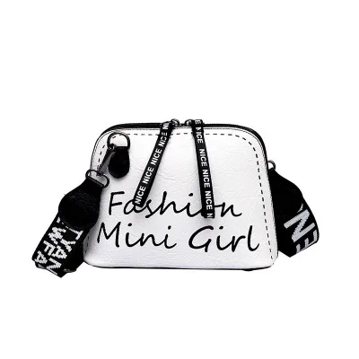white Women Crossbody Bag Tide Shell Bag Wide Shoulder Strap Wild Shoulder Bag Luxury Handbags Designer creative cross body phone bag - Цвет: white