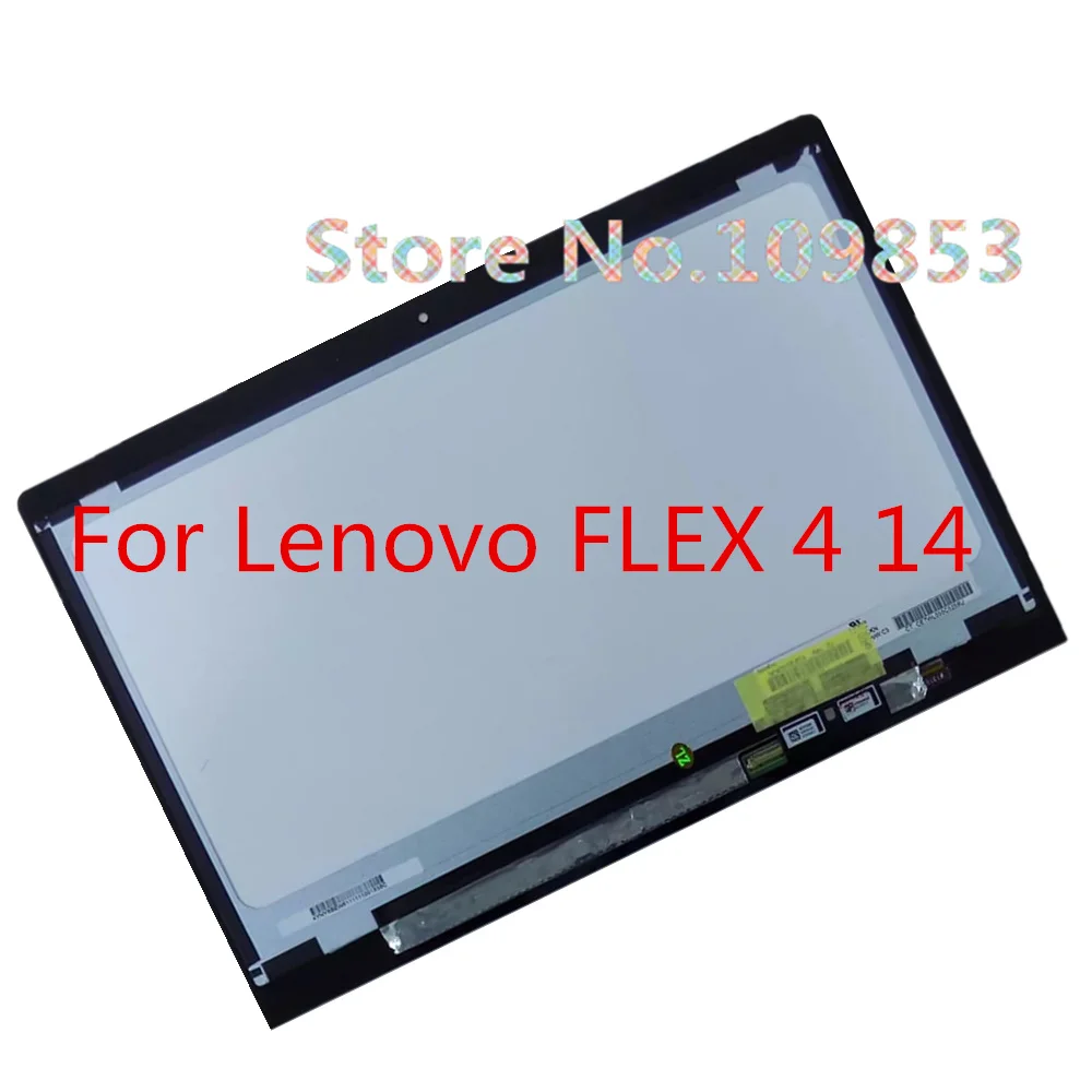 

14 ''для Lenovo FLlex 4 14 FLlex4 14 FLlex 4-14 LCD сборка LCD FHD1920 * 1080 кодирующий преобразователь сенсорного экрана в сборе дисплей