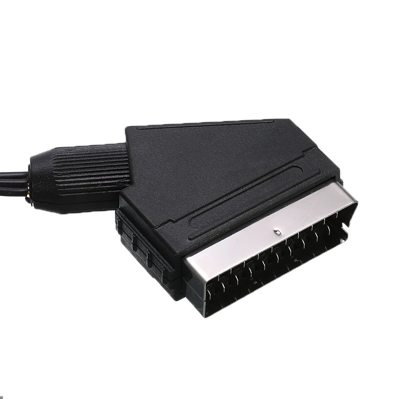 New 1.8m RGB Scart to 3 RCA Audio Video Cable for Nintendo NES High Quality