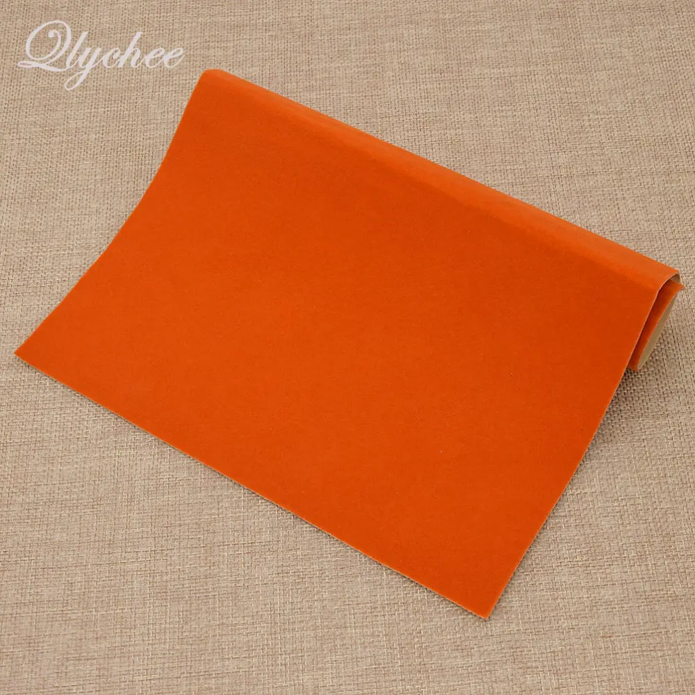 Однотонная клейкая Бархатная ткань с мягкой поверхностью 29*21 см сделай сам