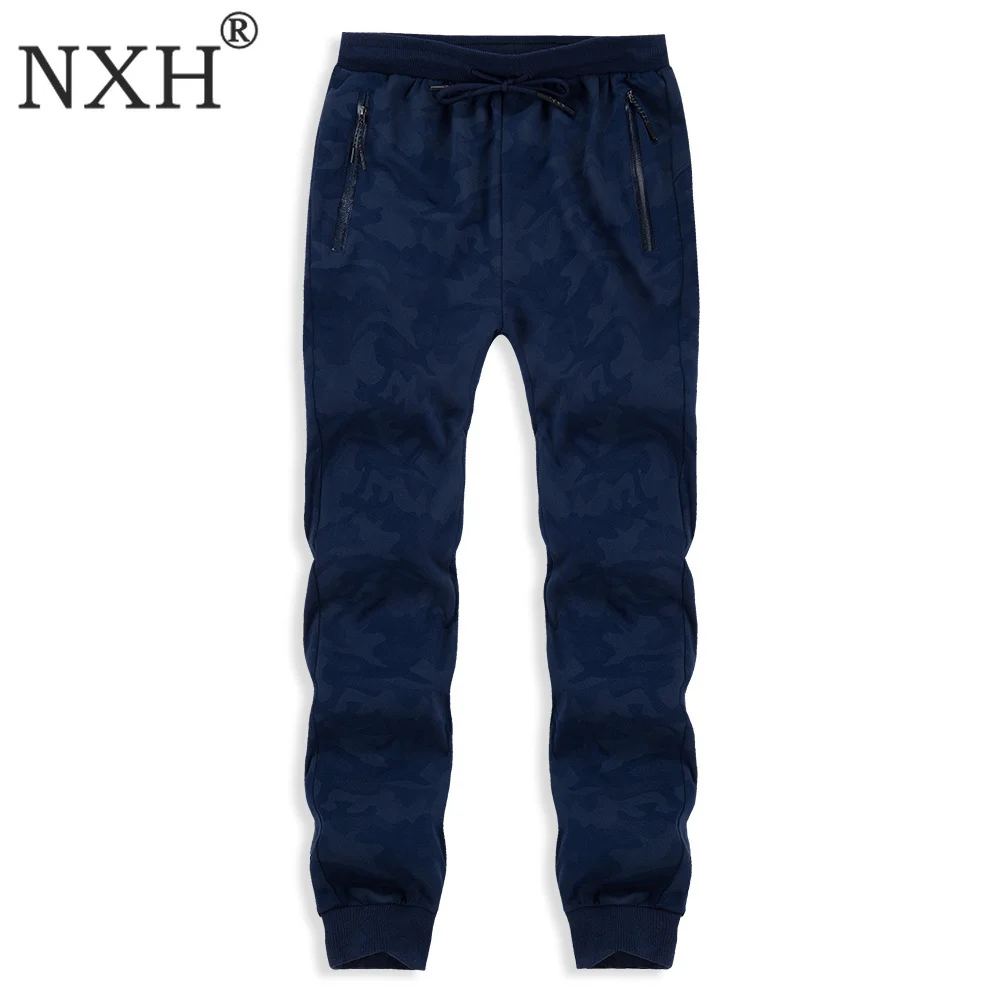 NXH камуфляж размера плюс 6XL 7XL 8XL спортивные штаны джоггеры длинные хлопковые