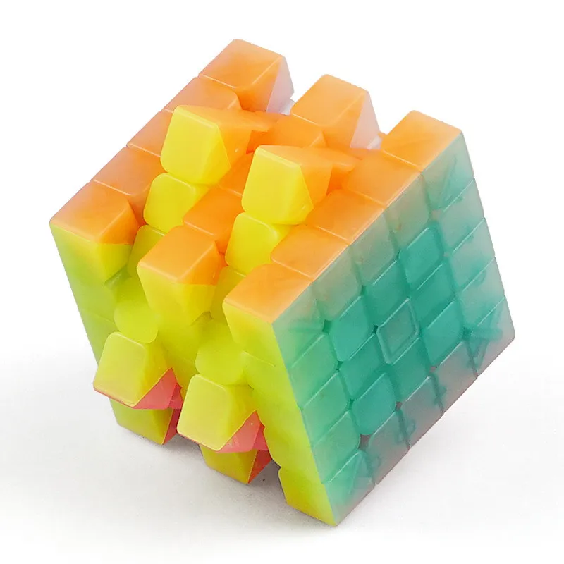 QY Cubes QiYi Jelly серии QiZheng S 5x5x5 Кубик Рубика для профессионалов головоломка на