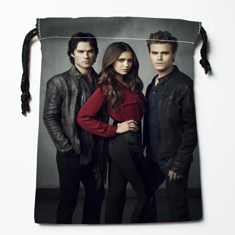 Лучшие Дневники вампира сумки на шнурке индивидуальные для хранения с принтом