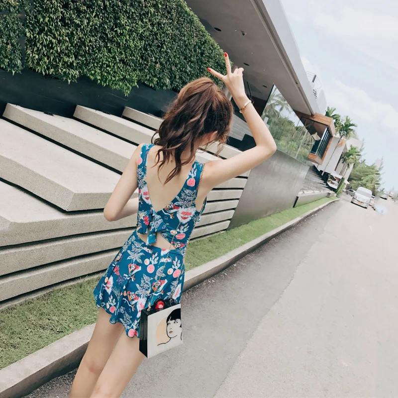 Купальники для малышек Для женщин Обувь девочек обогнул Плавание костюм V