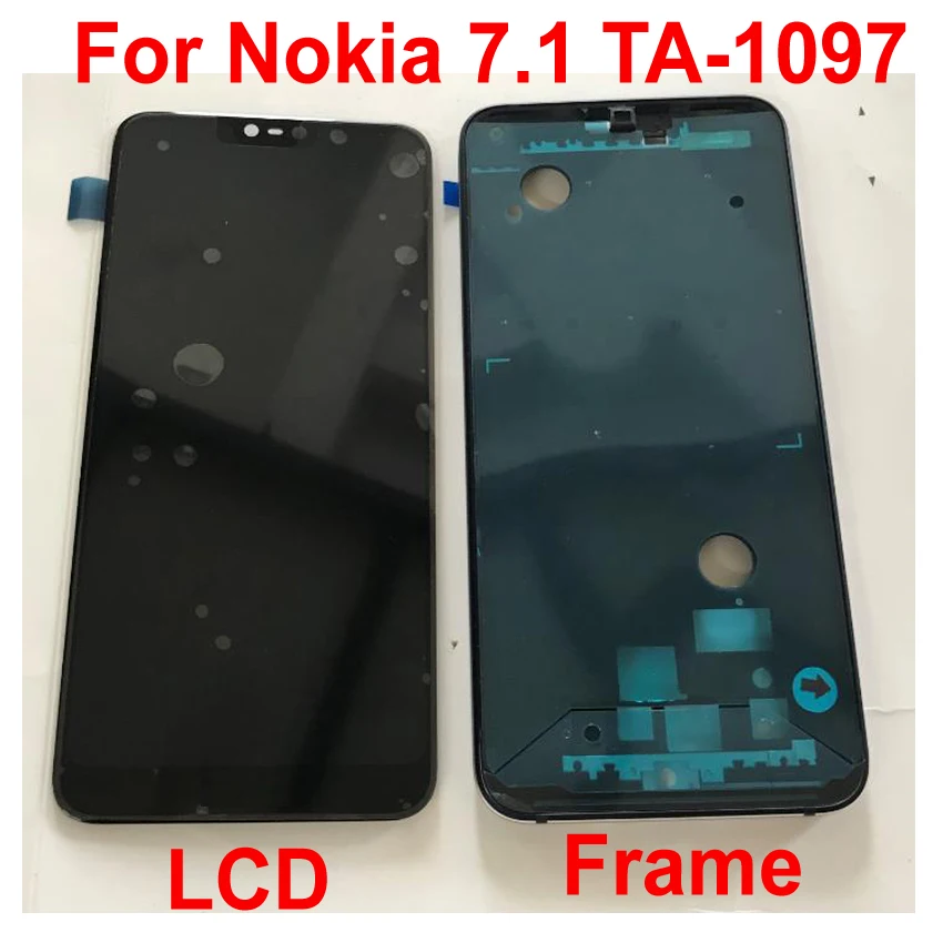 Оригинальный лучший рабочий 5 84 &quotдля Nokia 7 1 TA 1097 ЖК дисплей кодирующий