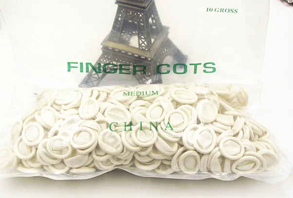 Wholesale 500PCS/bag 10 gross fingertip Finger sets watch repair Latex gloves -WP0099