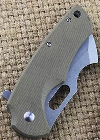 Dark Khaki Мини мульти нож на открытом воздухе Складной Охотничий Тактический для выживания полный стальной тактический складной Подарочный инструмент фруктовый лагерь navajas cs go faca - Цвет: Dark Khaki