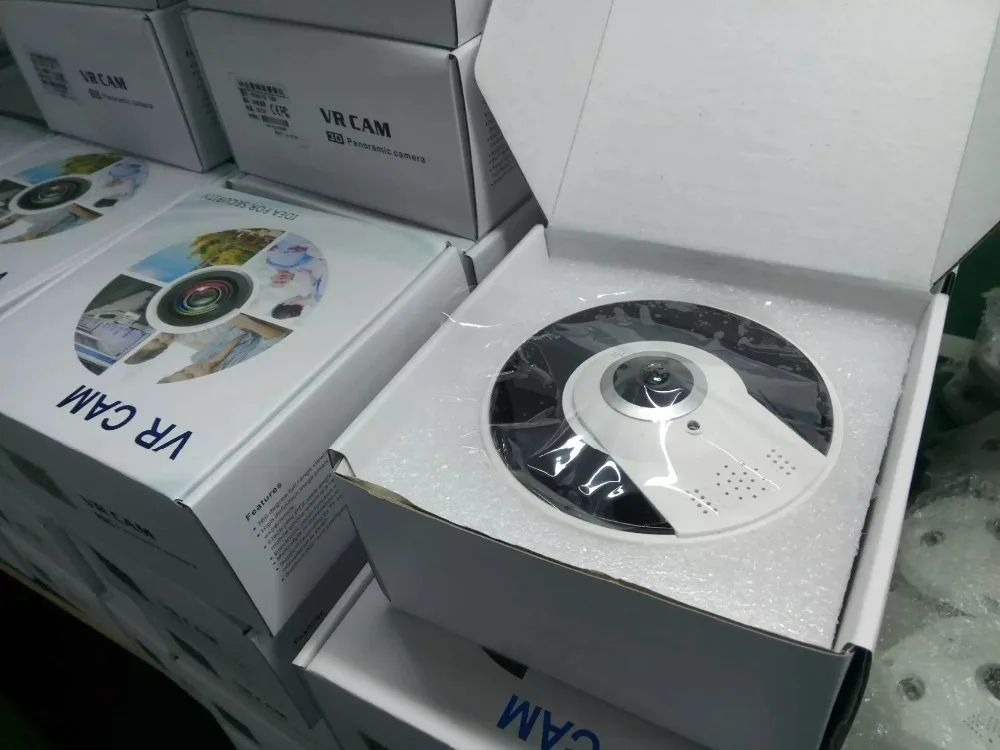 Новинка 2017 года 1080 P 3D VR WI-FI IP Камера панорамного обзора 360 градусов Ночное видение