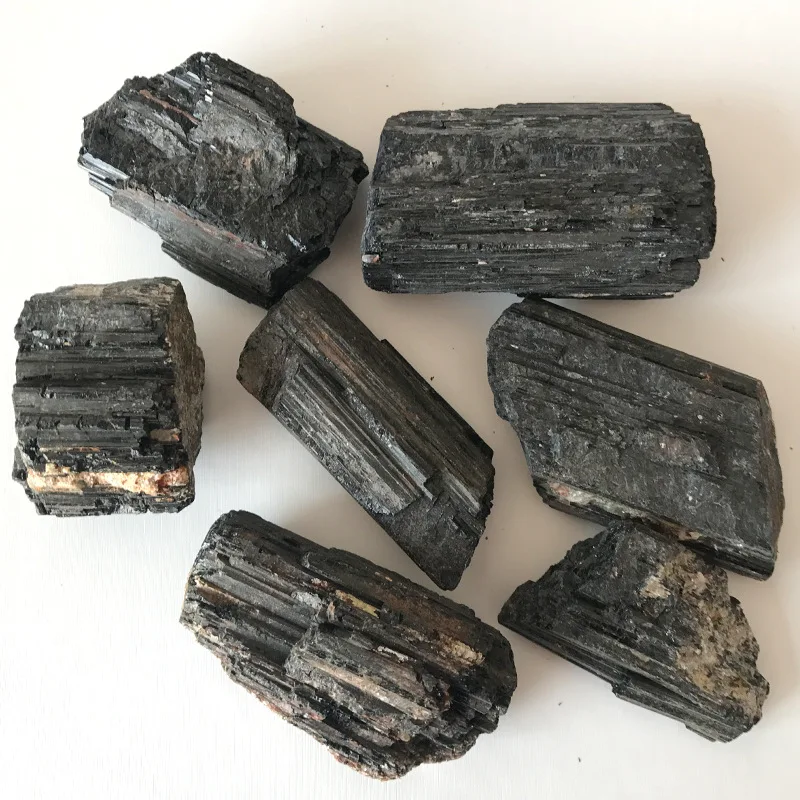 

500g natural black tourmaline stone unpolished ornaments feng shui energy NATURAL Black TOURMALINE CRYSTAL STONE ORIGINAL
