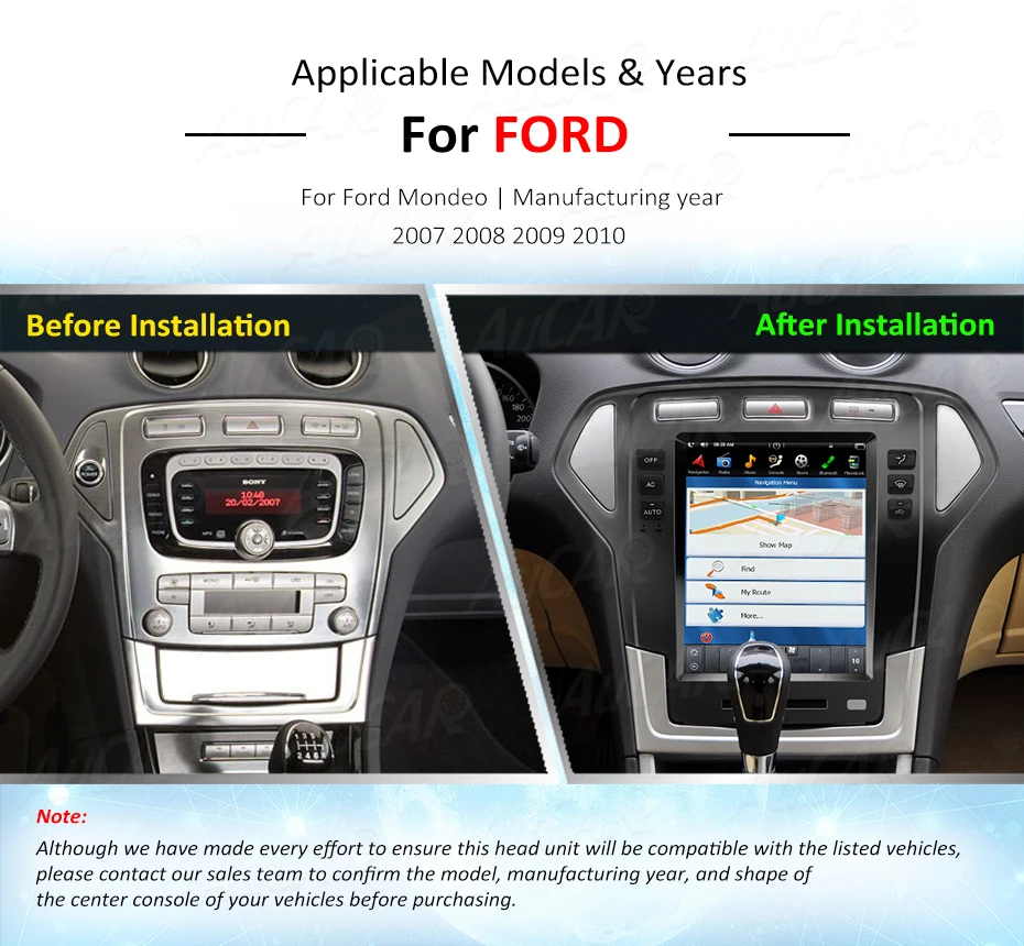 Tesla style 10," для Ford Mondeo 2007-2010 автомобильный радиоприемник 2 DIN Android 8,1 Кассетный плеер 1 din мультимедийный стерео ips HDMI AHD BT