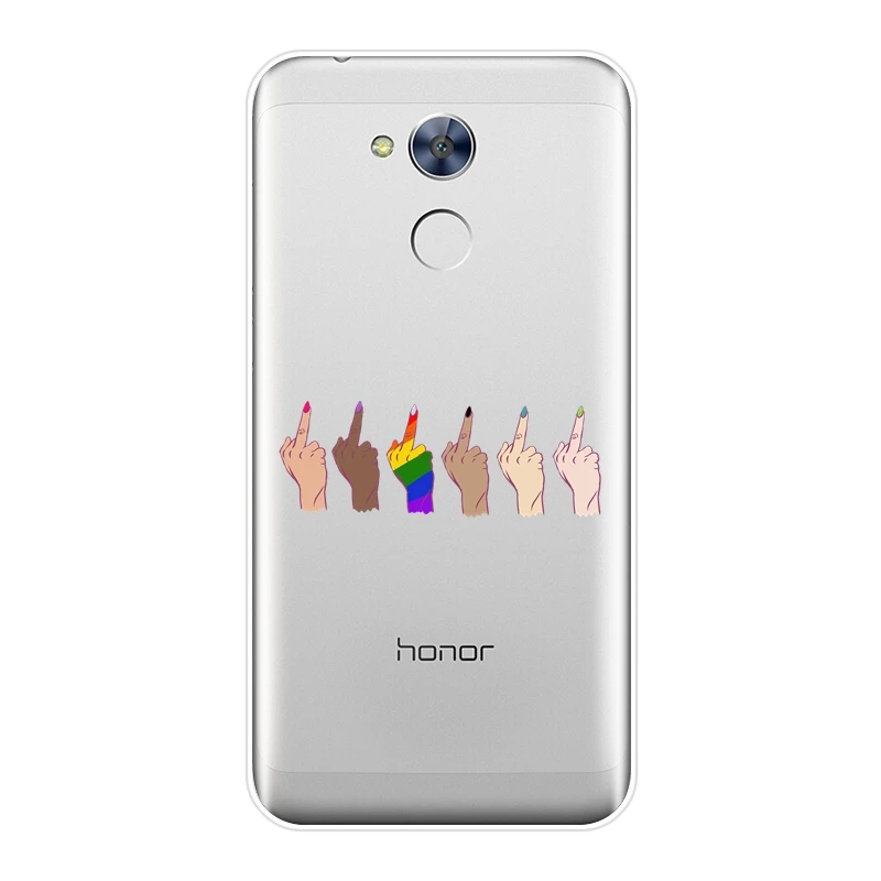 Чехол для телефона Huawei Honor 4X 5A 5X 6 6X Феминистская девушка Power Женская Мягкая