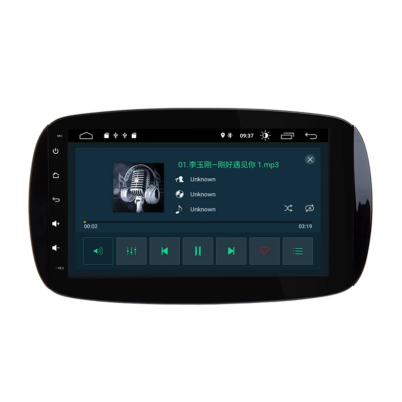 Xonrich Автомобильный мультимедийный плеер 1 din Android 9 0 для Mercedes Smart Fortwo Autoradio 2015 2016 2017