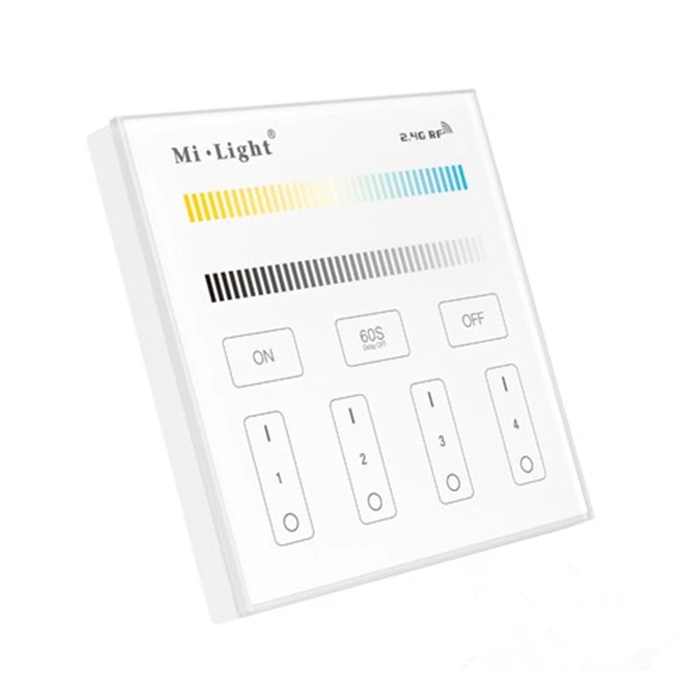 Умная сенсорная панель Mi Light контроллер T1 T2 T3 T4 B1 B2 B3 B4 Одноцветный/RGBW/RGB + CCT для