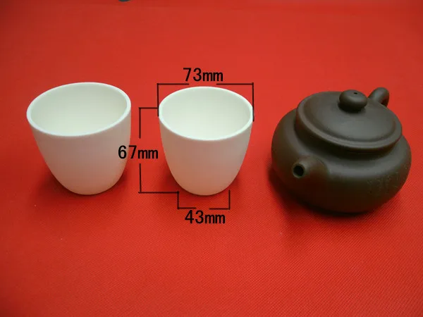 Dia73x67mm 150 мл (дугообразный) 99% корундовый тигель/Al2O3 керамический тигель/Спеченные