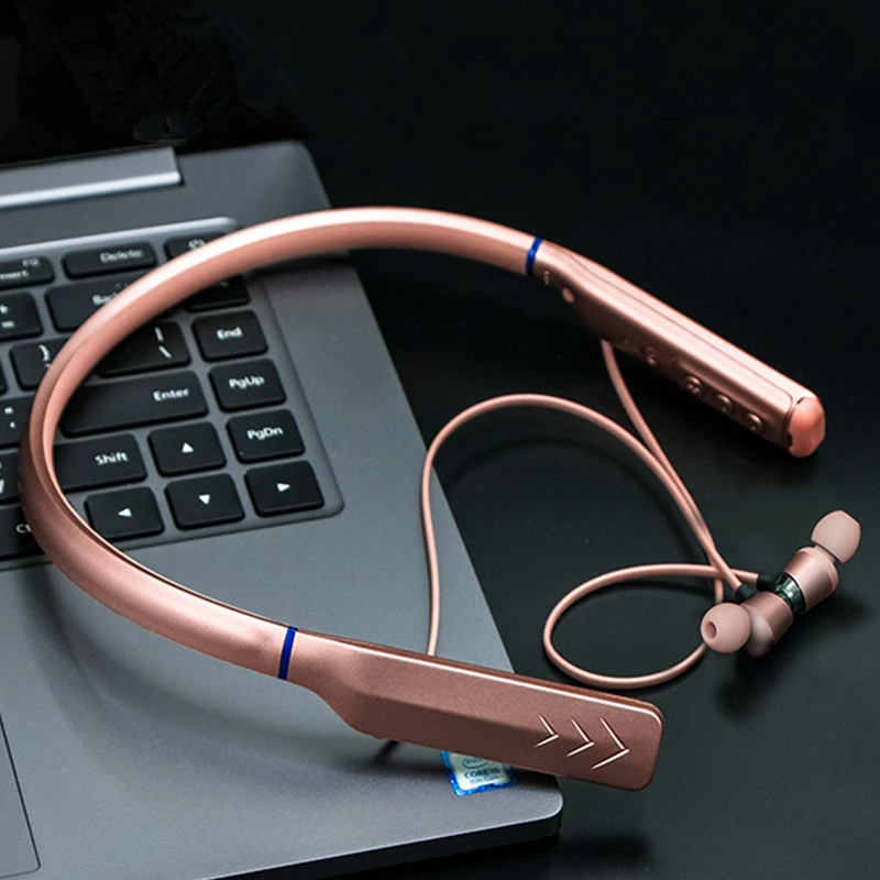 HAAYOT спортивные Bluetooth наушники стерео беспроводные магнитные бас с микрофоном
