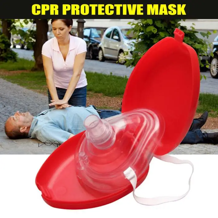 CPR маска для защиты лица односторонний клапан чехол Комплект для первой помощи обучение JR сделки