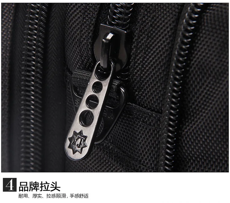 6601 New Fashion Business Man Bag large Capacity Briefcase Oxford Shoulder Bag Handbag Kit Computer Bag Oxford Briefcase