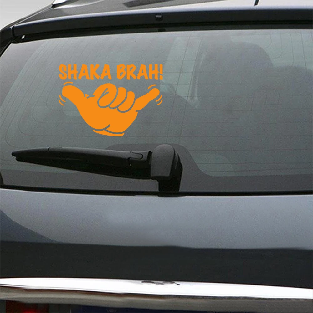 14*9 9 см новые Виниловая пленка для оклеивания автомобилей наклейки тела Shaka брах