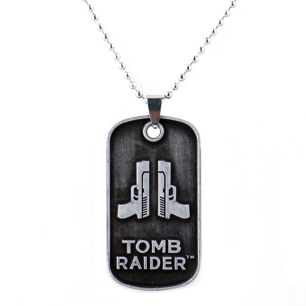 Гробница Raider 20 лет празднование брелок топор металлический кулон Лара Крофт