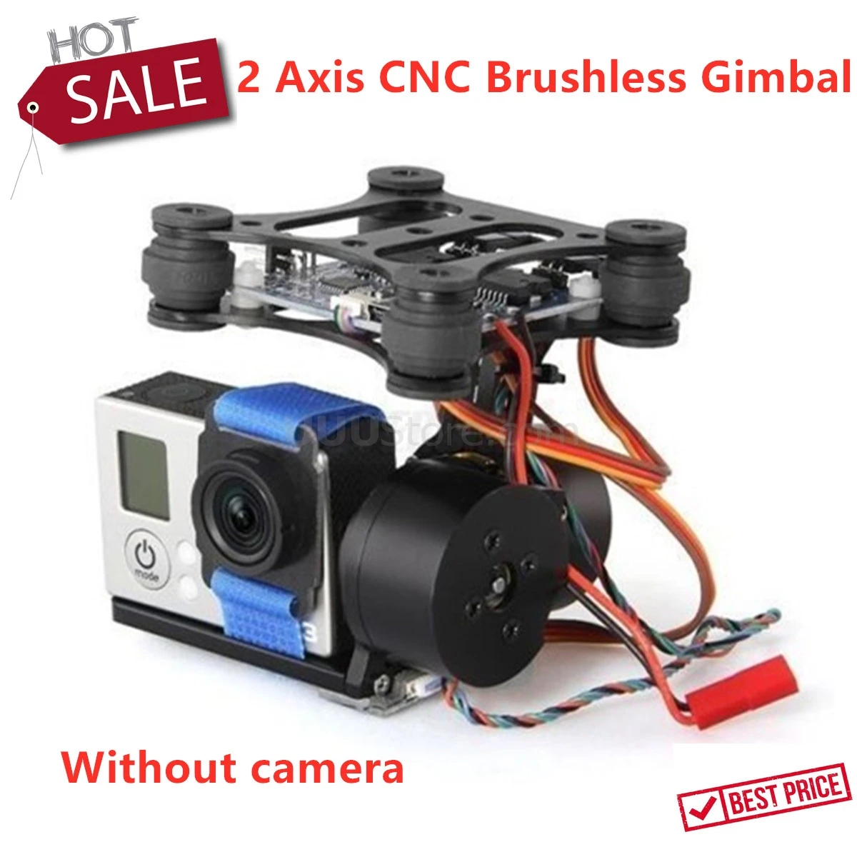 

2 оси 2D CNC бесщеточный шарнир plug and play аэрофотосъемка PTZ для DJI Phantom 1 2 F550 F450 Gopro 3 3 + камеры FPV Drone