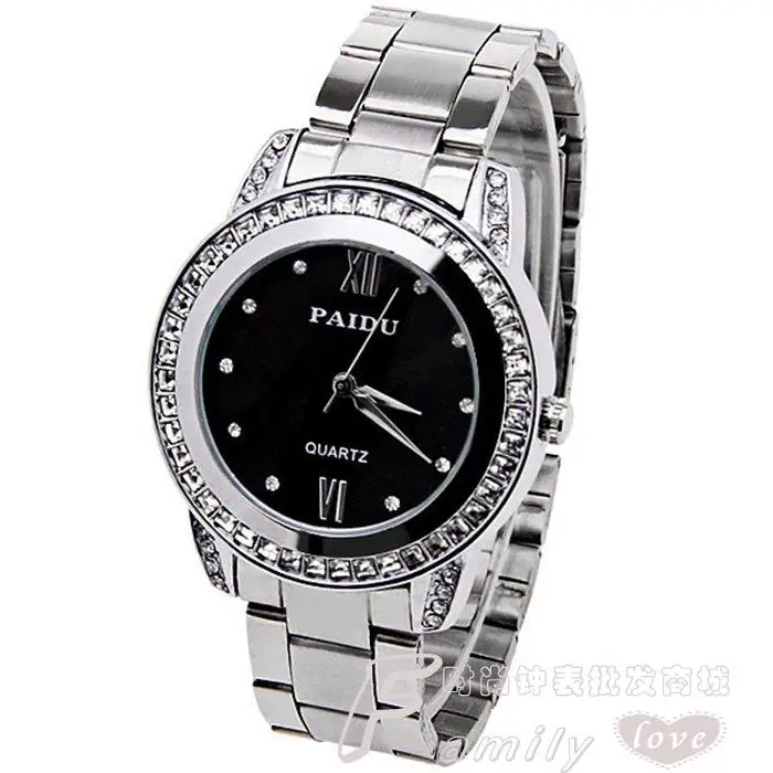 Новые модные золотые серебряные мужские часы со стразами наручные с корпусом из