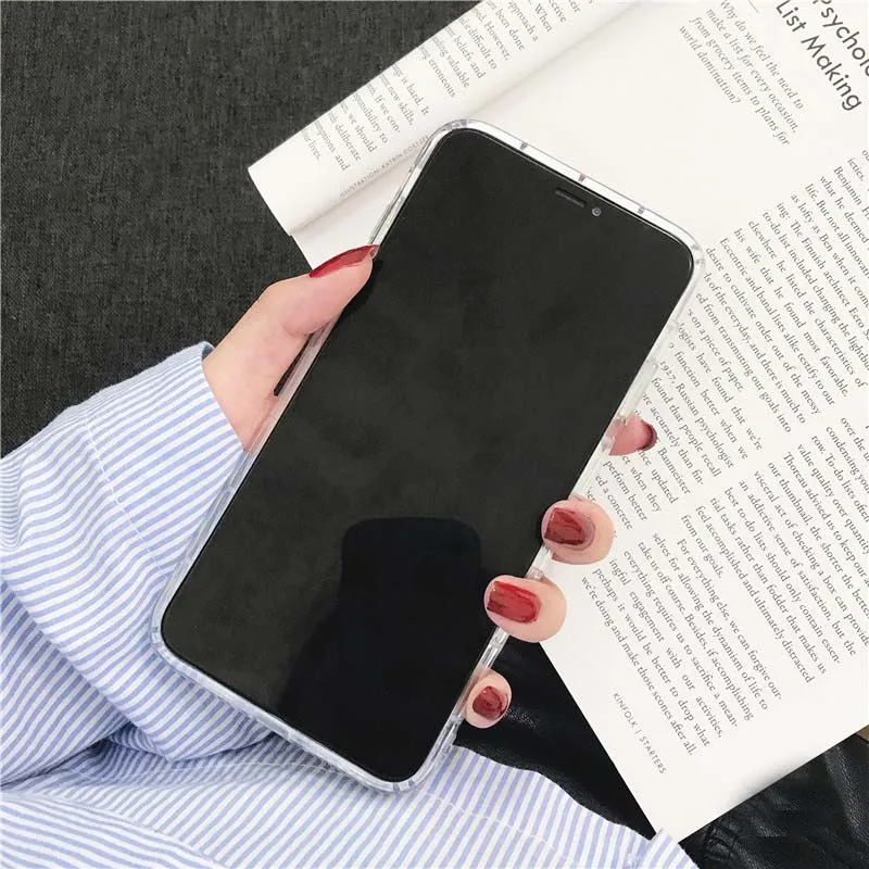 JIBAN Korea Cute Cartoon Phone Case for IPhone 8Plus Fashion Liquid Quicksand Soft Back Cover Iphone XS MAX/XR 6 6s 6plus 7 |