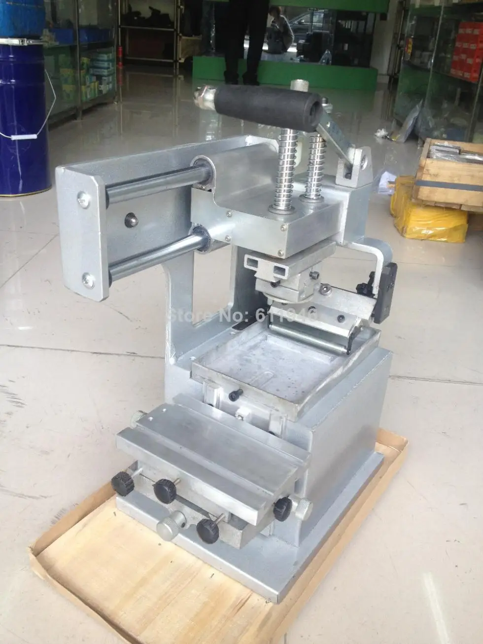 1 шт. ручная печать печатное оборудование принтер логотипов компании одноцветная