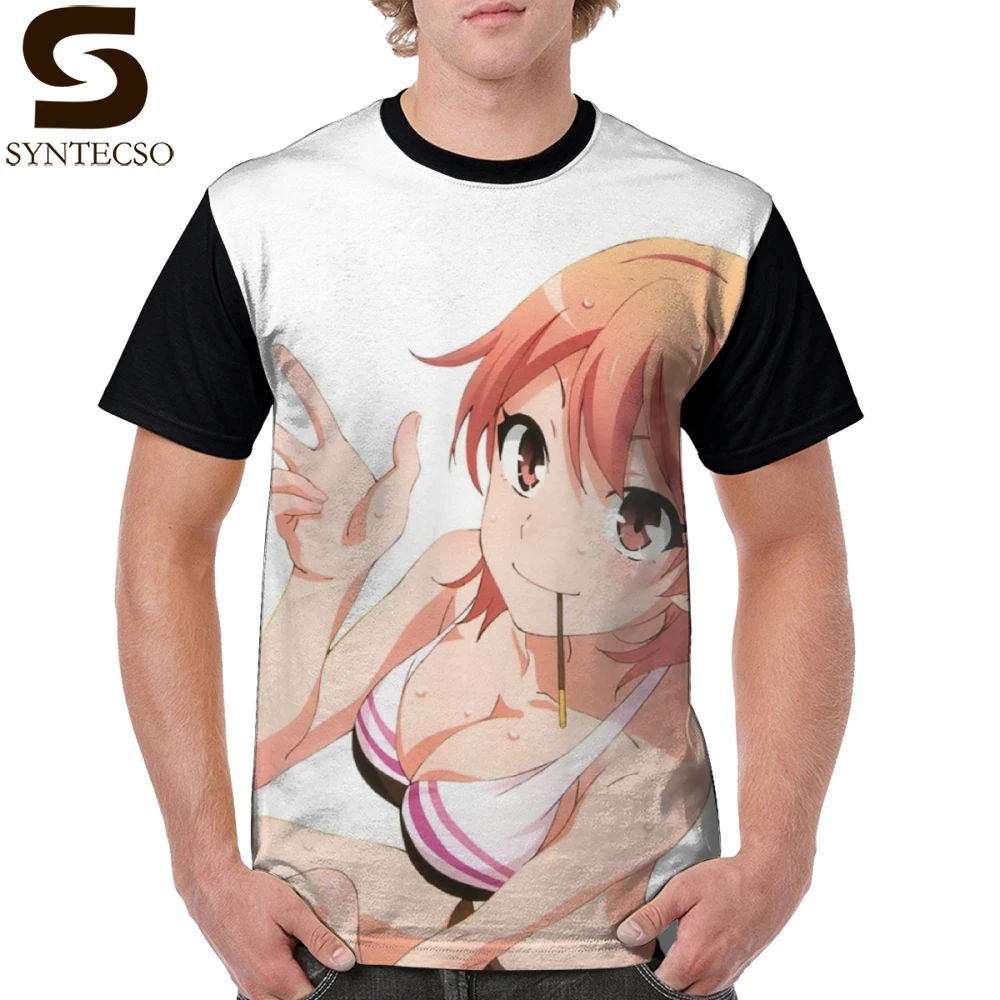 Футболка с принтом орегариру яхари руда нет сичунь Love Come Wa Machigatteiru футболка