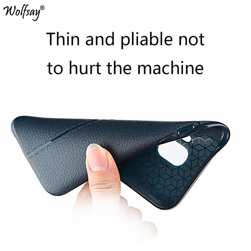 for Cover Samsung Galaxy J2 Pro 2018 Case J250F Litchi Striae Soft TPU Phone sFor Wolfsay Shell |