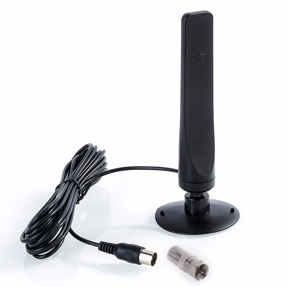 Внутренняя ТВ цифровая антенна для DVB-T DVB-T2 ТВ-палка HDTV Freeview 12dB 800 Mile бустер радио VHF