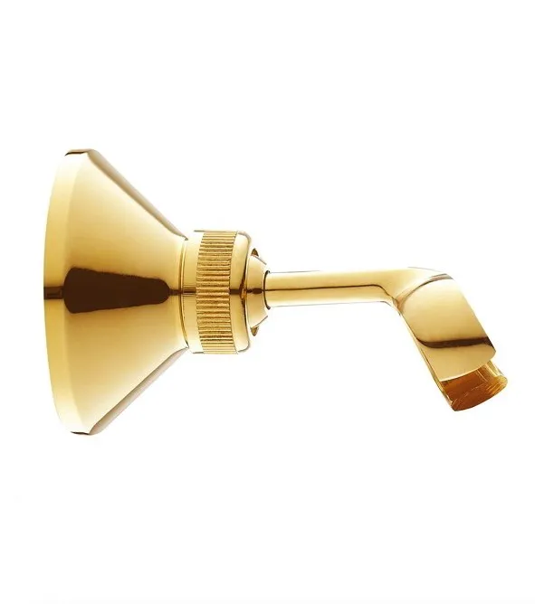 

Gold Color Brass Bathroom Hand Held Shower Head Bracket Wall Mounted / Bathroom Accessory msh063