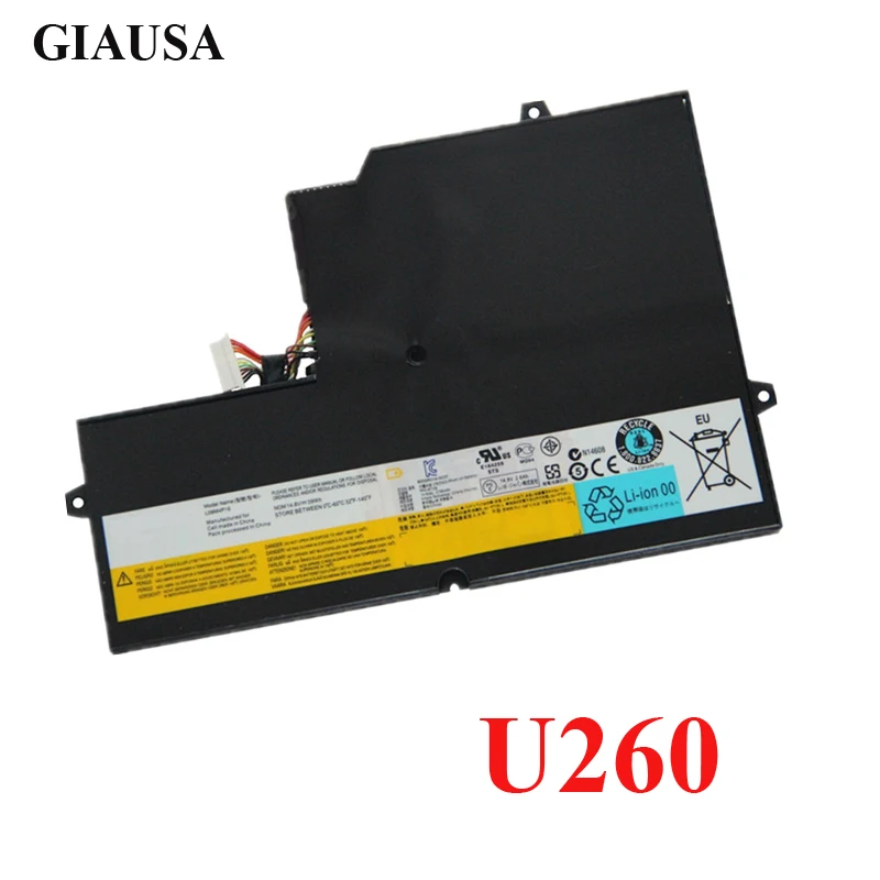 GIAUSA оригинальный 57Y6601 L09M4P16 KB3072 Аккумулятор для ноутбука Lenovo IdeaPad U260 14 8 в 39WH
