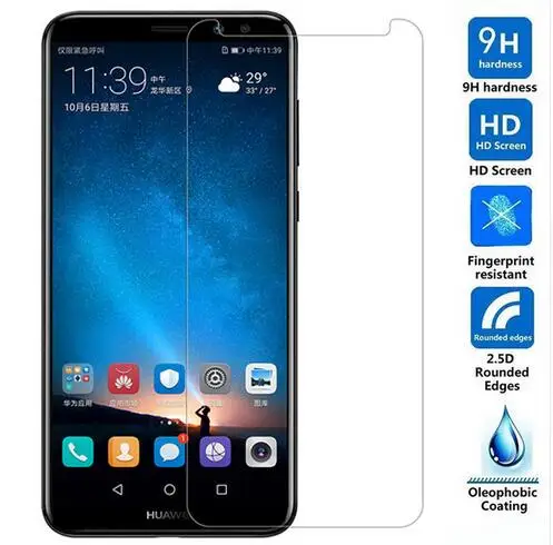 

10 Pcs/Lot 2.5D 9H Front Tempered Glass For Huawei Nova 2i 5.9 inch Screen Protector Toughened protective film For Nova 2i Cover