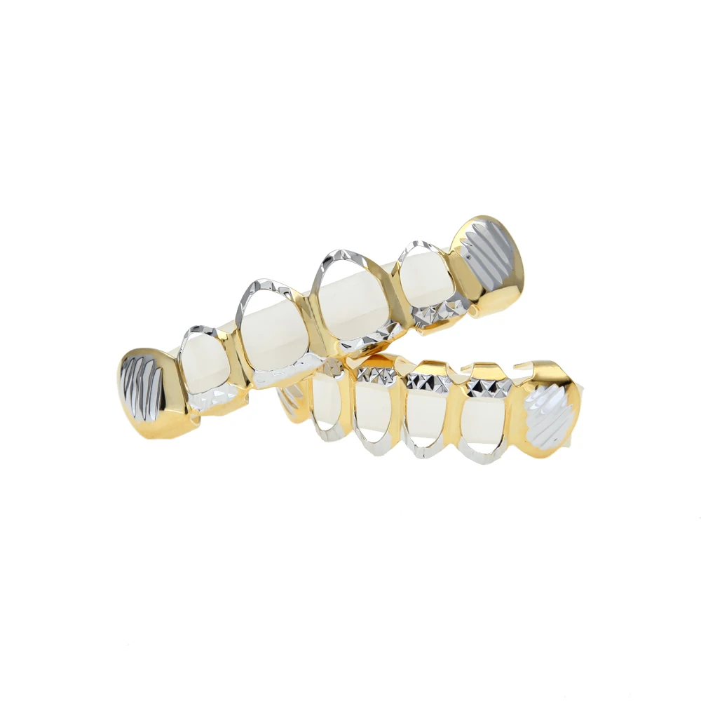 Полые гетры в стиле хип хоп прозрачные золотые гангстерском верхние и нижние